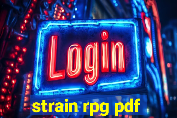 strain rpg pdf